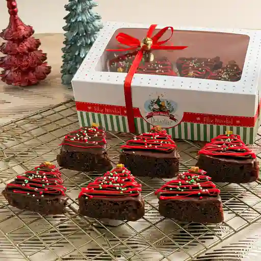 Mini brownies caja x 8 unidades