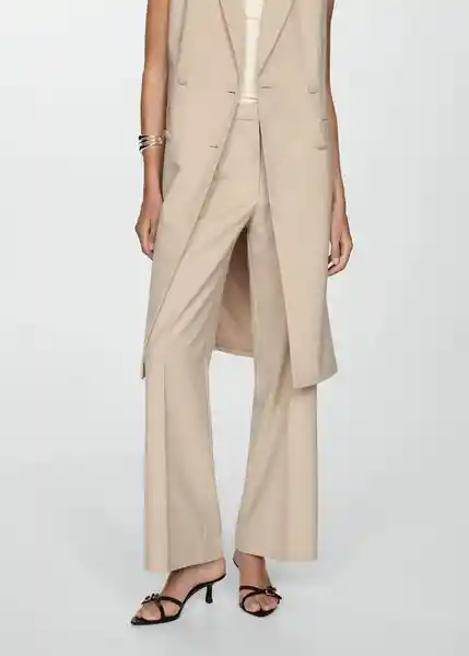 Pantalón Karibi 7-A Arena Talla 42 Mujer Mango