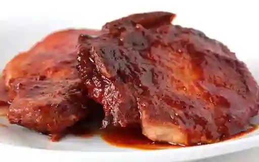 Lomo de cerdo salsa bbq