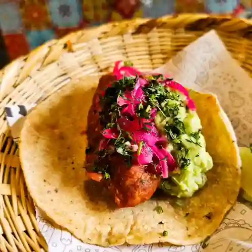 Tacos de Chorizo Vegano X 2