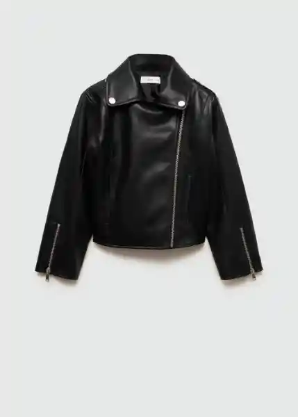 Chaqueta Cazadora Galia Negro Talla 10 Niños Mango