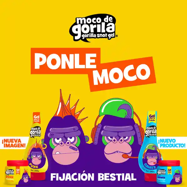 Moco de Gorila Gel Punk 200 g