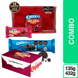 Combo Oreo Galleta Selena Gomez 12 Und + Galleta Rollo Original
