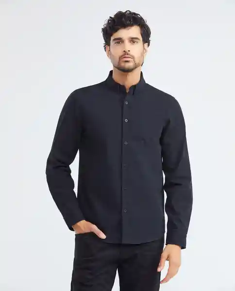 Texture Shirt M/l Negro Noche Ultraoscuro Talla Xxl Hombre Chevignon