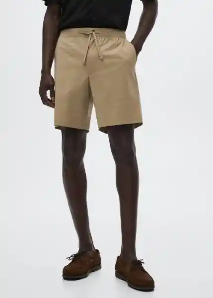 Bermuda Rush Beige Talla 38 Hombre Mango