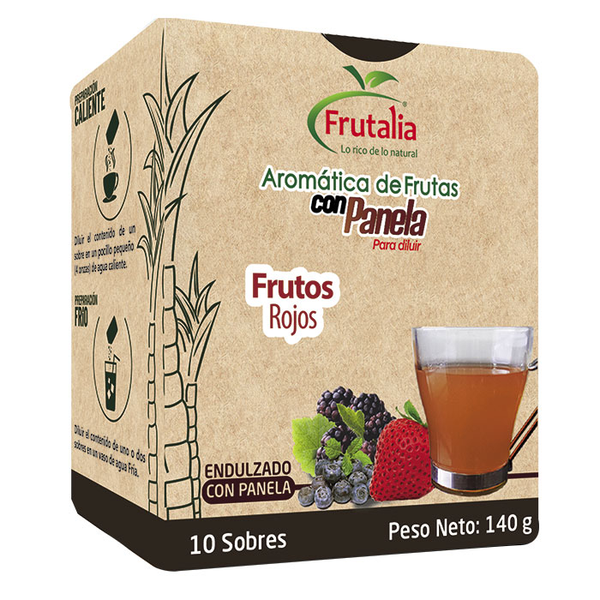 Frutalia Aromática de Frutos Rojos con Panela 140 g