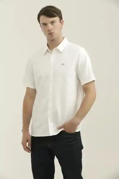 Camisa Oxford Duck Shirt Masculino Blanco 0 Claro M Chevignon