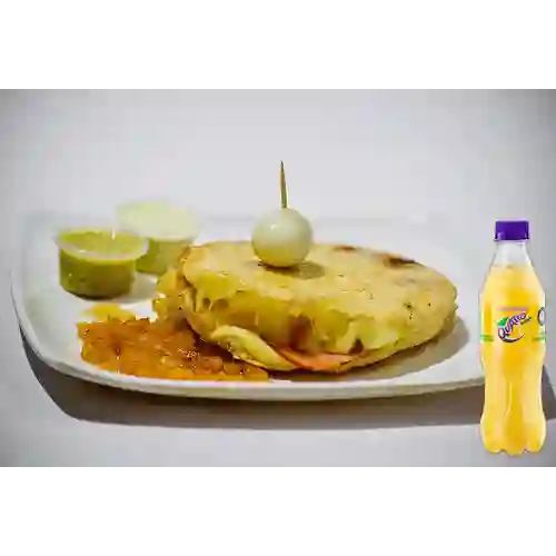 Combo Arepa Hawaiana + Quatro Original 400ML
