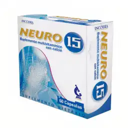 Neuro 15 Suplemento Multivitamínico con Calcio en Cápsulas