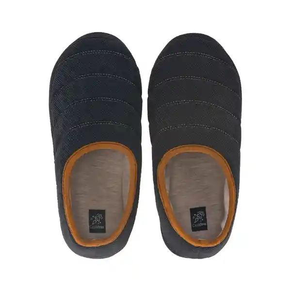 Pantuflas Waffle Color Negro Talla 42 Casaideas