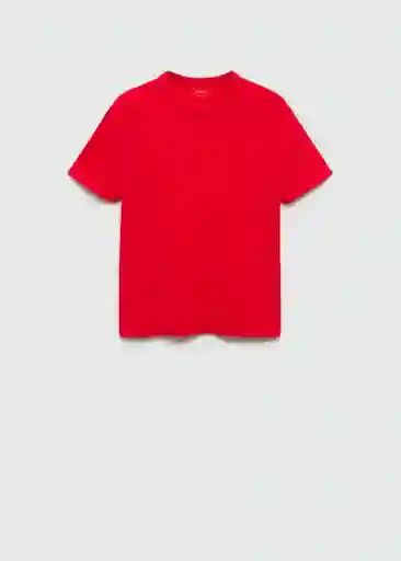 Camiseta Rita Rojo Talla S Mujer Mango