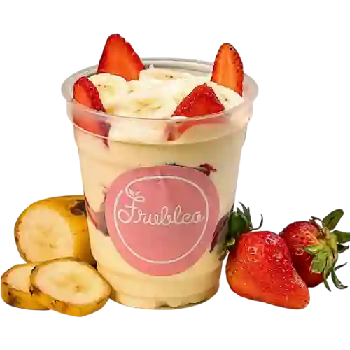 Fresas con Crema y Banano