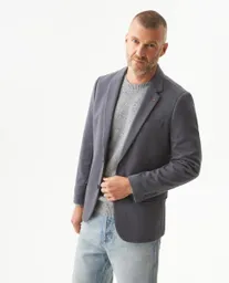 Blazer Continuativo Masculino Gris Fierro Oscuro T M Chevignon