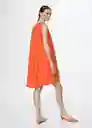 Vestido Bosco-H Coral Talla XS Mujer Mango