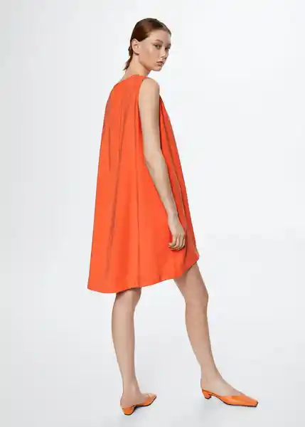 Vestido Bosco-H Coral Talla XS Mujer Mango