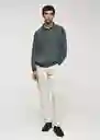 Camiseta Polo Tens Musgo Talla XL Hombre Mango