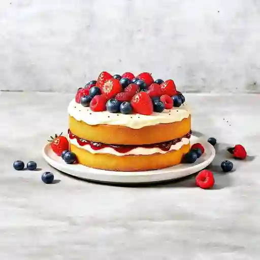 Torta De 3 Leches Con Frutos Rojos