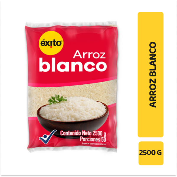 Arroz Exito Marca Propia 2500 g