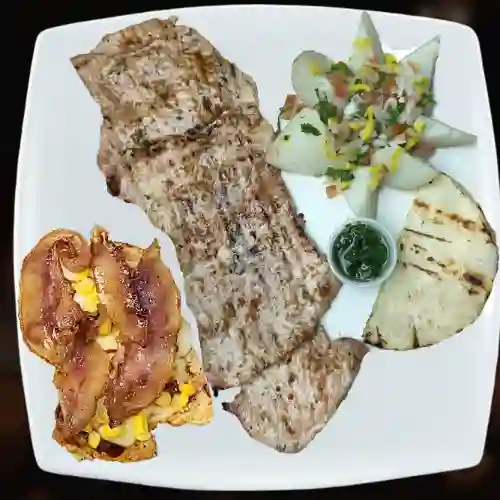 Asado Mixto Pechuga y Cerdo