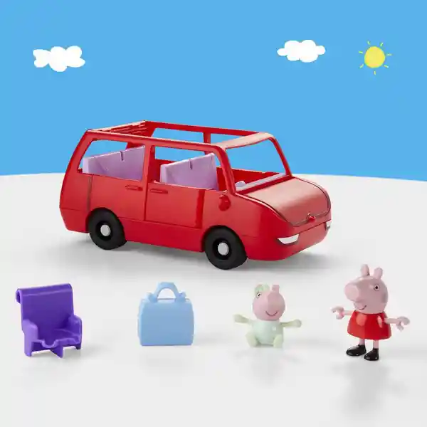Peppa Pig Muñeca el Gran Auto de la Familia de Peppa