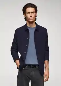 Blazer Americana Mies Navy Talla 48 Hombre Mango