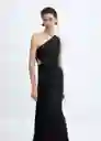 Vestido Claudi5 Negro Talla XS Mujer Mango