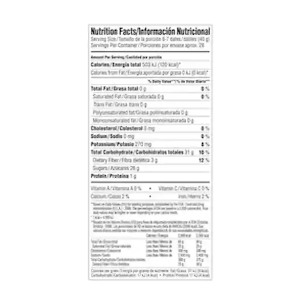 Mariani Snack Dátiles Orgánicos
