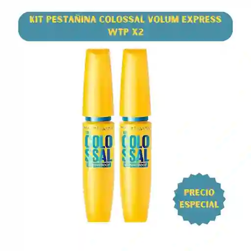 Pestañina Maybelline Colossal Volum Express WTP