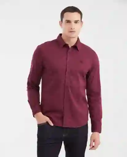 Camisa Dyed Manga Larga Morado Sombrío Ultraoscuro M Chevignon