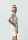 Saco Tejido Mujer Crudo Puro Claro Talla M 582G034 Naf Naf