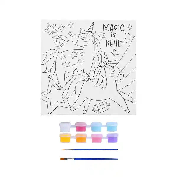 Kit de Pintura en Lienzo Serie Unicornio Miniso