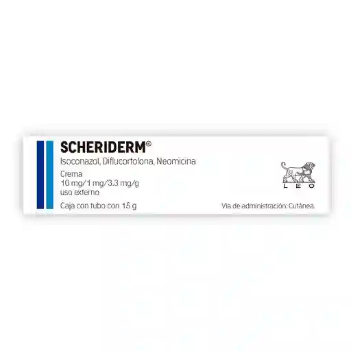 Scheriderm Isoconazol- Diflucortolona - Neomicina