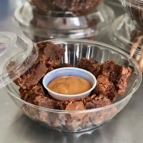 Mini Brownies con Arequipe