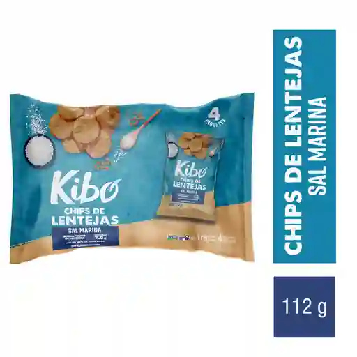 Kibo Chips de Lentejas con Sal Marina