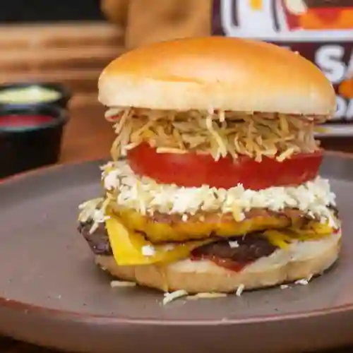 Hamburguesa Hawaiana