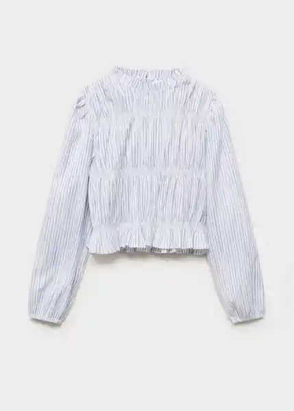 Blusa Madison Azul Talla 12 Niña Mango