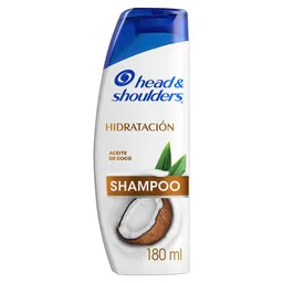 Shampoo Head Shoulders Hidratacion Aceite de Coco Champu Head and Shoulders 180 ml