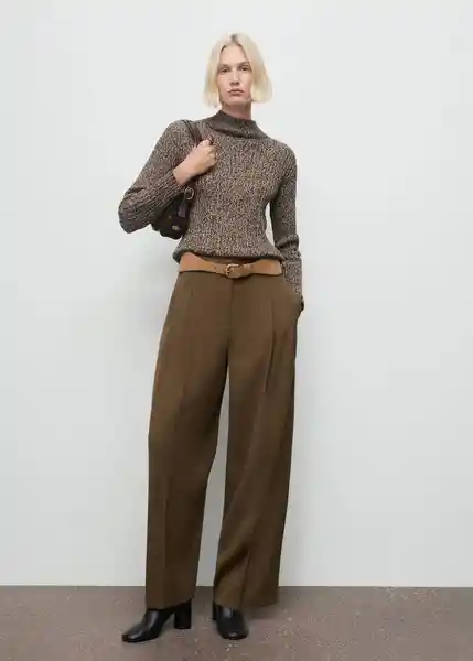 Saco Jersey Salty Chocolate Talla S Mujer Mango