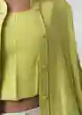 Camisa Coral Mujer Verde Tilo Medio T L 012G377 Naf Naf