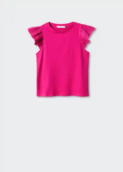 Camiseta Duna Fucsia Talla XS Mujer Mango