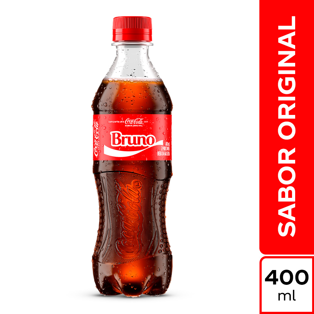 2 x Coca-Cola Gaseosa Original 400 mL x 2 Und