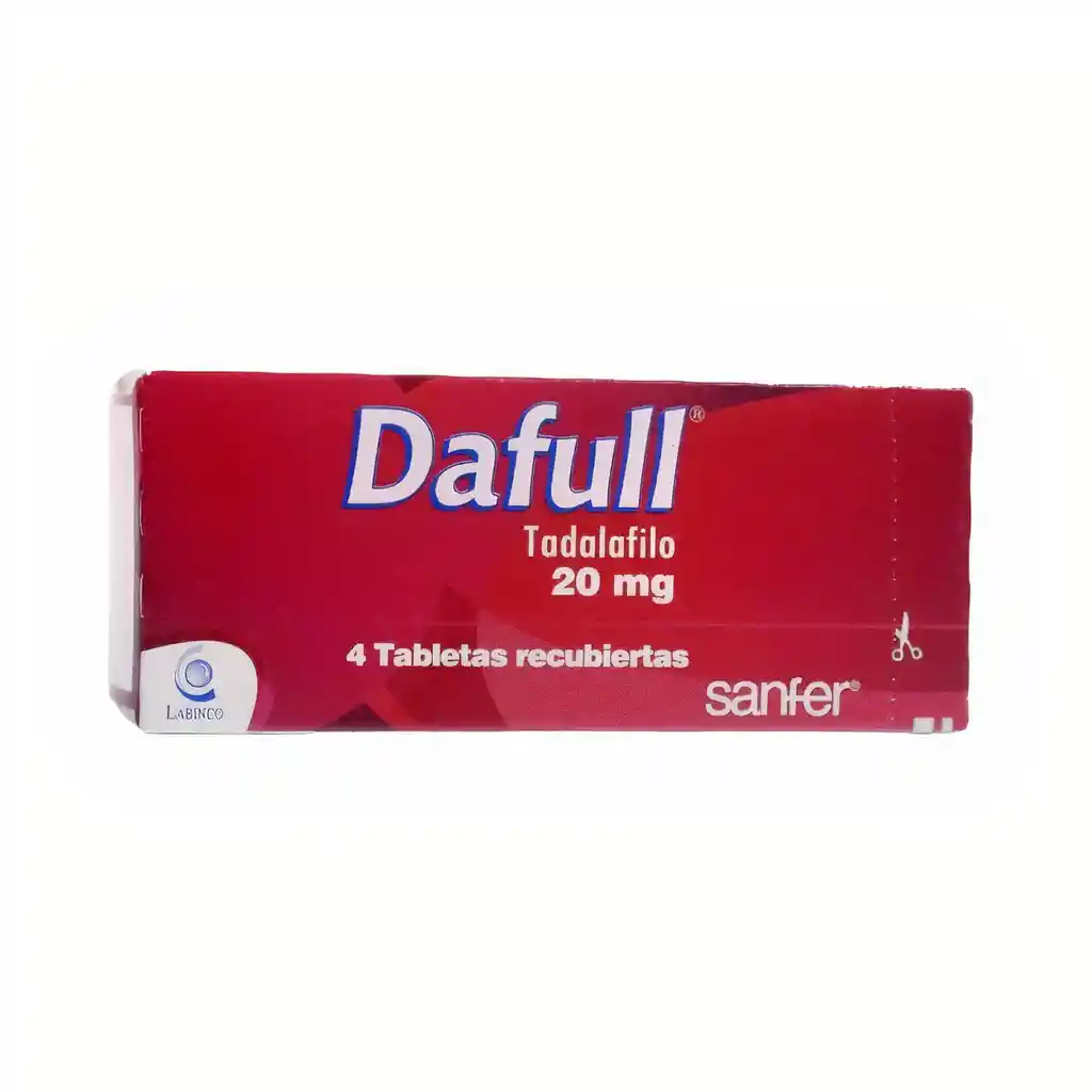 Dafull 20 Mg x 4 Tabletas