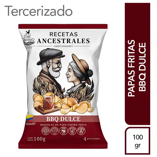 Delicampo Papa Ancestrales Sabor Bbq Dulce