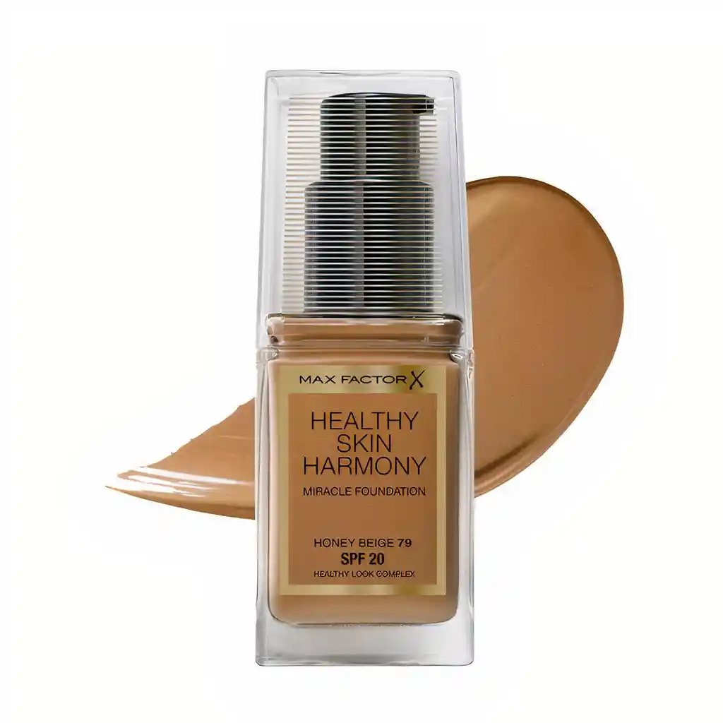 Max Factor Base Líquida Healthy Skin Harmony 79 Honey Beige SPF 20