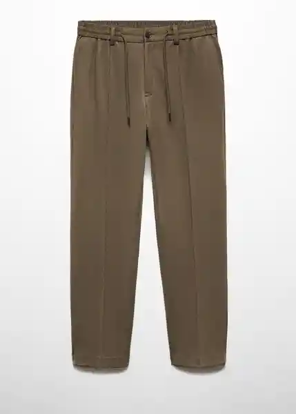 Pantalón Pluto Khaki Talla 42 Hombre Mango