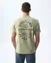 Camiseta Hombre Gris Talla M 841G021_GRI156410 Americanino