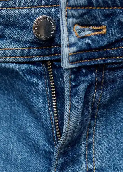 Jean Jessie Tejano Medio Talla 32 Mujer Mango