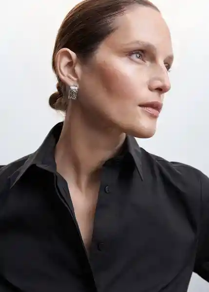 Camisa Sofía Negro Talla XL Mujer Mango