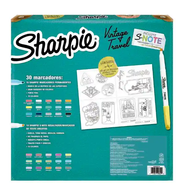 Sharpie Marcador Permanente Resalta D-4236