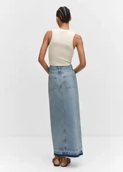 Top Perlato Crudo Talla S Mujer Mango